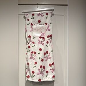 Pink Bow Cherry Throw